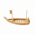 Sushi paat Puidust Sashimi serveerimisalus K&auml;sit&ouml;&ouml;alus restoranidele, Teemaline 50CM Wooden Boat
