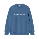 Carhartt WIP Carhartt Huppar Ameerika Vintage Logo Tikitud Soonikkoes L&otilde;tv l&otilde;ige Pikkade varrukatega Unisex hupparid Sinine I030546-22H-XX XXL gray