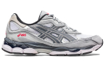 ASICS GEL NYC Tekstiil, S&uuml;nteetiline Nahk Madalad Vabaajajalatsid Unisex Hall 1201A789-102 41.5 gray
