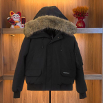 Meeste Talve T&ouml;&ouml;riided Parka Moodne Paks Karvane Krae Puhverjakk XXXL must