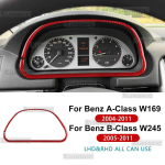 Mercedes Benz A B KLASSI W169 W245 2004 2005 2006 2007 2008 2009 2010 2011 jaoks Ehtne pehme s&uuml;sinikkiust komplekt Saadaval kleebis Tarvikud Speedometer RD gray