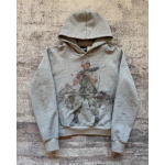 Y2K Retro 3D Graafiline Lukuga Huppar Unisex &Uuml;legabariidiline Streetwear Dressipluus 2025 3XL gray