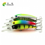 HENGJIA 0,29 untsi/8,4 g plastikust Minnow kalap&uuml;&uuml;gipaat haugi reisip&uuml;&uuml;giks 4tk 4pc sent as picture