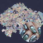 Nail Art Abalone Shell ebaregulaarne fragment 3D v&otilde;lu kaunistus viil DIY Beauty k&uuml;&uuml;nekleebised UV Ge jaoks