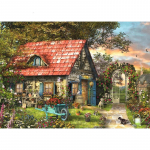 5D DIY Teemantmaaling Aiamaja tikand Mosaiik Ristpistes Rhinestone Decor 20X30CM