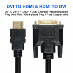 Isane kahesuunaline HD elektrooniline toode DOONJIEY 1080P kuni HDMI isane DVI-D 1M