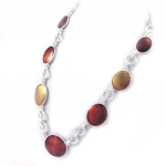 NOA [G5942] - Collier Cr&eacute;ateur 'Nora' marron pruun