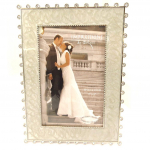 Les Tr&eacute;sors De Lily [L1526] - Cadre Photo 'Romance' beige chrome (10x15 cm) beež