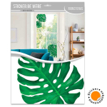 Les Tr&eacute;sors De Lily [Q9543] - Aknakleebised  Monsteras  rohelised - 40x30 cm (2 tk) roheline