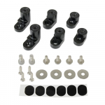 14-kohalise Ford Fiesta ST Billet T-6061 anodeeritud alumiiniumist poldiga tagatiivaspoileri luugi t&otilde;stepikendusele must