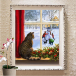 T&auml;isruudu puur Teemantmaaling 5D maastiku 5D DIY Teemanttikandid Ristpistes Loodusliku Kodukaunistuse komplektid Full Round (20X30CM)