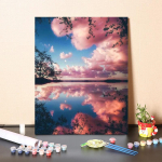 Numbrid &Otilde;limaal L&otilde;uend Digitaalne &Otilde;limaal Kodukaunistus DIY Maalimine numbrite j&auml;rgi Numbrite maalimine 40x50cm no frame