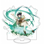 Animem&auml;ng Genshin Impact akr&uuml;&uuml;list cosplay tegelaskuju kangelane teemastand akr&uuml;&uuml;list figuurialus mudel taldrik Lauakaunistus, kaunistus kingitus Height 15cm