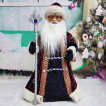 J&otilde;ulud Elektrilised Eakad Lumet&uuml;druku Nukud Lastele M&auml;nguasjad Laulvad ja tantsivad Kingitus lastele J&otilde;uluvana Nukk Kujukesed Punktid Size L 50x18cm