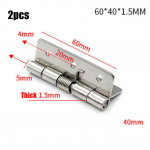 1/1,5/2/2,5/3/4 tolli vedruhinged, 2 tk uksehinged 2.5 Inch