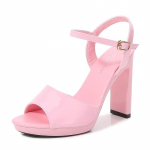 Naiste sandaalid Catwalk lame kontsaga stiletto Seksikad mustad sandaalid naiste suvised pulmakingad 9053 seeria 11 cm kontsaga 1,5 cm platvorm LFD 43