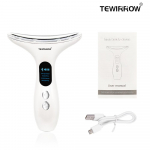 TEWIRROW kaela ja n&auml;o t&otilde;stev masseerija Smart Sensing naha vananemisvastane n&auml;okaela seade, millel on 3 massaažirežiimi naha pinguldamiseks. Laetav valge
