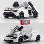 1:32 McLaren 720S m&auml;nguasja mudelauto, tsingisulamist tagasit&otilde;mmatav auto koos heli ja valgusega ning avatud kere uks, m&auml;nguauto lastele poisile t&uuml;drukule kingitus 1:32-Size:16*8.5*4.5cm