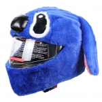 Armas v&auml;limusega kiiver, pl&uuml;&uuml;sist kaanega multikas animeeritud mootorratas B