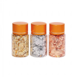 3 pudelit Kuldsed fooliumihelbed Tinakilest kullatud helbed metallfooliumihelveste jaoks DIY XB01