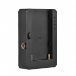 NP-F akulaadija akuadapteri plaat C-t&uuml;&uuml;pi laadimispordiga USB5V DC7,4V v&auml;ljundid 1/4 tolli must