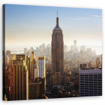 L&otilde;uendiprint Panorama New York City 30x30 beež