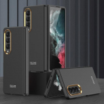 Capa Samsung Galaxy Z Fold 4 5g korpuse kattega objektiivi kaitse &uuml;li&otilde;huke k&otilde;va arvuti p&otilde;rutuskindel tagakaas Samsung Z Fold4 jaoks For Samsung Z Fold 4 must