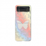 Samsung Z Flip 4 Case Gradient Butterfly l&auml;bipaistev kokkupandav &uuml;mbris Samsung Z Flip 3 5g Z Flip4 p&otilde;rutuskindel k&otilde;va tagakaane jaoks For Z Flip 4