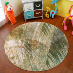 Marmorist geomeetriline &uuml;mmargune vaip elutuba kontoritool arvuti lauamatt Kodu saastumisvastane kaunistus Magamistoa diivanilaua matt diameter 40cm