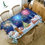 J&otilde;ulupuu ristk&uuml;likukujuline s&ouml;&ouml;gilaud Laudlina Ilutulestik J&otilde;ululaup&auml;eva laudlinapidu Dekoratiivsed aksessuaarid 40x70cm15x27inch