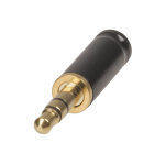 Slimline stereopistik 3,5 mm (Must kuld)