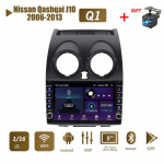 Androidi autoraadio multimeediumivideopleier Nissan Qashqai J10 2006-2013 jaoks koos nupunupuga Carplay WiFi BT 2 Din 2+32GB 1+16GB