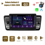 Android Subaru Outback 3 Legacy 4 2004-2009 jaoks koos nupunupuga auto CarPlay raadio video multimeedia GPS-m&auml;ngija 2+32 GB 1+16GB