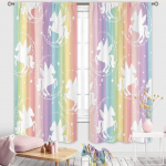 Vikerkaar &Uuml;kssarviku kardinad T&uuml;drukud Magamistoa Sisustus Poiste Dinosauruste Kardinad V&auml;rvilised multifilmid Dino lastele Safari Metsloomad Aknakatted W80 X H183cm X 2