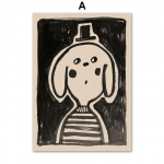 Armas j&auml;nes-leopardkoer tuvi vikerkaar seinakunst l&otilde;uendimaal P&otilde;hjamaade retro plakatid ja v&auml;ljatr&uuml;kid seinapildid beebide toa sisekujundus raamita 21*30cm