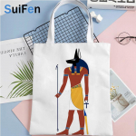 anubis ostukott &ouml;kopuuvill ostja džuudist kott toidupoe kandekott n&ouml;&ouml;r kootud reciclaje bolsas ecologicas sac tissu 24*26cm