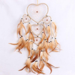 Dream Catcher Hearts helmed ja Brown Feathers Unen&auml;op&uuml;&uuml;dja