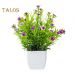 V&otilde;ltstaimede minikaunistus UV-kindel dekoratiivne laud, potti kunstlik taim kodukaunistus roosa