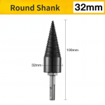 32/42/45/50 mm puidul&otilde;hkuja puurvasar puur k&uuml;ttepuul&otilde;hkuja puur ruut-/&uuml;mar-/kuusvarrega puur, poolitatud puurimist&ouml;&ouml;riist 32mm Round Shank
