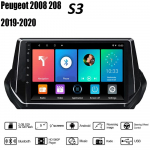Autoraadio GPS-navigatsioonis&uuml;steem Peugeot 2008 208 2019 2020 2 dini Android WiFi auto multimeediumipleier Automaatne stereo FM-raadio peaseade 2+32GB 2+32GB