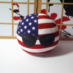 20cm Polandball Pl&uuml;&scaron;inukk Riigipall Anime L&uuml;hike T&auml;idetud Pl&uuml;&uuml;sist M&auml;nguasi USA A