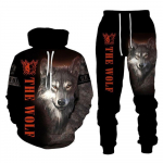 Hundi 3D tr&uuml;kitud kapuutsiga p&uuml;kste &uuml;likond meeste kevade ja s&uuml;gise vabaaja kampsun, pullover, meeste dressikomplekt, mood meeste r&otilde;ivaste &uuml;likond XL