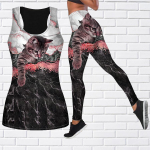 Lightning Kittens Print Jooga komplekt naistele Mood Treening Retuusid Fitness Sport Vabaaja joogap&uuml;ksid XS
