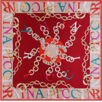 Kvaliteetsed luksuslikud siidist sallid peapael Sallid kaelasall naistele kett siidist sall naiste dekoratiivne sall 90*90cm