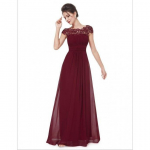 Naiste elegantsed pits&otilde;mblused &uuml;hev&auml;rvilised, k&otilde;rge v&ouml;&ouml;kohaga A-joonega pruutneitsipeo v&otilde;rkv&otilde;rk pikk kleit S veinipunane v&auml;rv