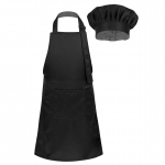 Lastele reguleeritav p&otilde;ll ja kokam&uuml;tsi komplekt K&ouml;&ouml;k Toiduvalmistamisvorm K&uuml;psetamine Maalimine Riided Poistele T&uuml;drukutele Koka kost&uuml;&uuml;m 4-8 Years must