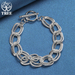 925 Sterling H&otilde;be matt Smooth Ring Keti K&auml;ev&otilde;ru Ehted 20cm