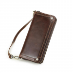 KONTAKT Ehtsast nahast Siduriga rahakotid Meestele Kaardihoidjad Telefoni Tasku Rahaklamber Meeste K&auml;ekotid Kotid Meeste Pikad Rahakotid Rahakotid kohv