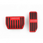 Brake Accelerator Fuel Car Pedal For Jaguar XE XF F-PACE 2015 2016 2017 2018 Aluminum alloy Foot Rest Throttle Brake pedal punane