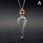 Happy Potion Magical Liquid Luck v&auml;rvi muutva klaasist joogipudeli ripats